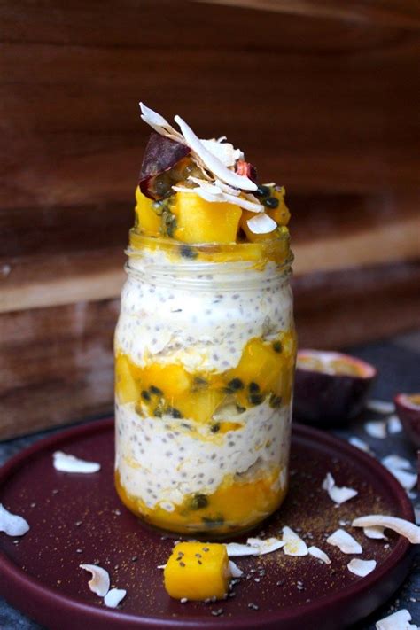 Tropisk Chiapudding Med Mango Passion Salt Som Socker Recept