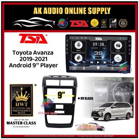 T Dsp Carplay Tsa Toyota Avanza Uv Piano Black Ram Gb