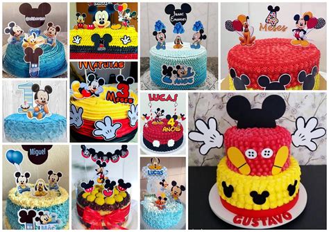 Minnie y Mickey Bebés Toppers para Tartas Bizcochos o Pasteles para