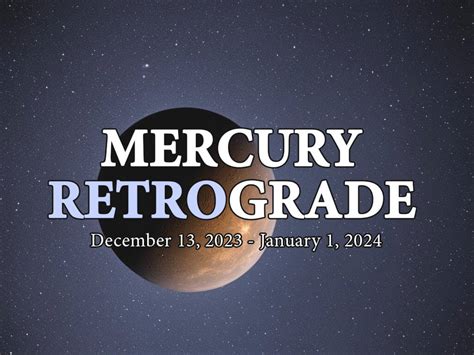 Mercury Retrograde 2025 January - Peter Payne