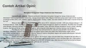 Detail Contoh Penulisan Opini Koleksi Nomer 13