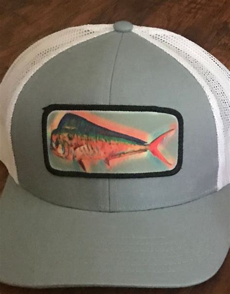 Custom Mahi-mahi Fish Caps . Trucker Dolphin Caps Custom - Etsy