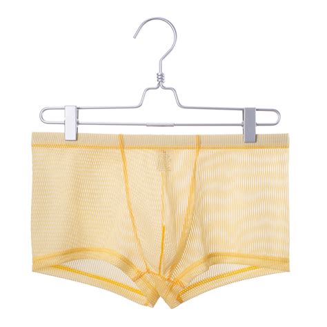 Xysaqa Men S Underwear Sexy Mesh Breathable Boxers Briefs Low Waist See Sheer Through Lingerie