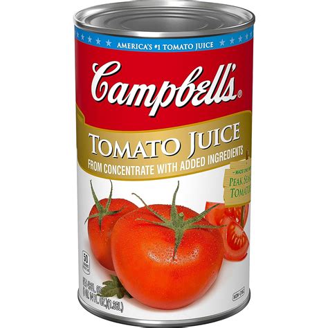 Amazon.com: Campbell's Tomato Juice, 46 oz. Can : Grocery & Gourmet Food