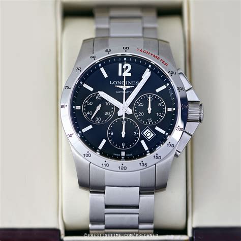 Pre-owned Longines Conquest Automatic Chronograph L2.743.4.56.6