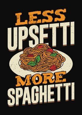 'Spaghetti Food Lover' Poster, picture, metal print, paint by Marcel ...