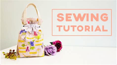 Step By Step Sewing Tutorial 【let Diy】drawstring Bag束口袋简单做法一定要收藏