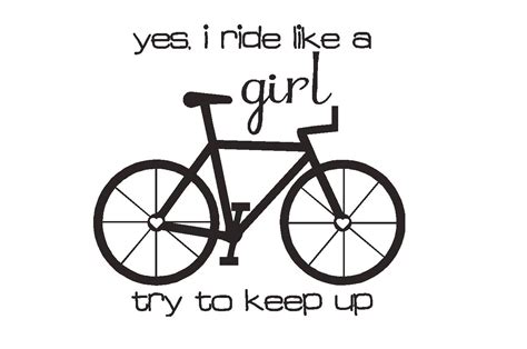 WordCandy Vinyl: Ride like a girl