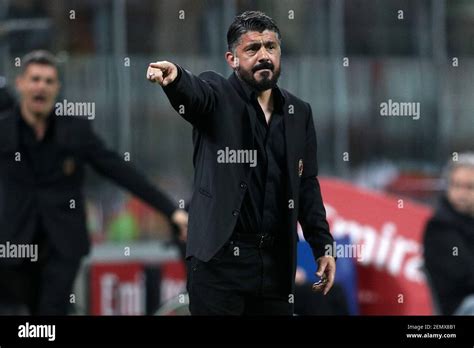 Gennaro Gattuso Coach Of Ac Milan Milano Stadio Giuseppe