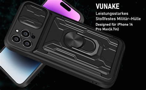 Vunake F R Iphone Pro Max H Lle Handyh Lle Mit Kameraschutz