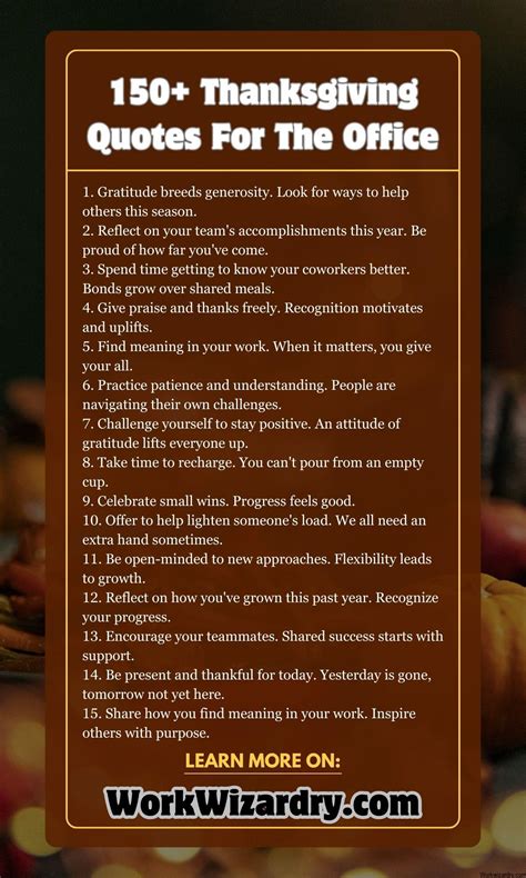 160+ Thanksgiving Quotes For Work To Fuel Your Workplace Gratitude