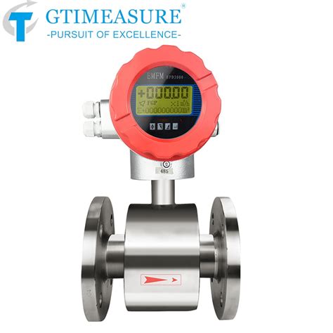 Electromagnetic Flow Meter Magnetic Flow Sensor Sea Water Sewage Slurry