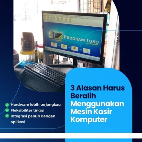 Jual Paket Mesin Kasir Komputer Monitor Inch Lengkap Siap Pakai