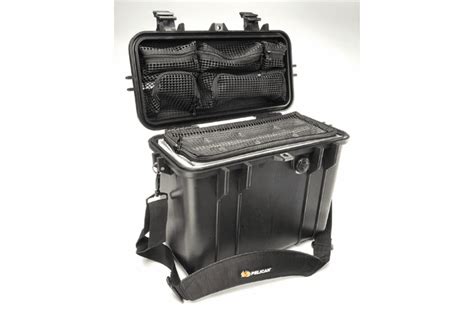 Pelican Case With Photo Dividers Lid Organizer Black Moq