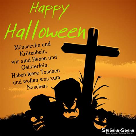 Halloween Spr Che M Usezahn Und Kr Tenbein Spr Che Suche