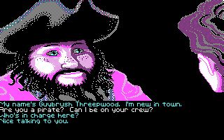 Screenshot Of The Secret Of Monkey Island Dos Mobygames