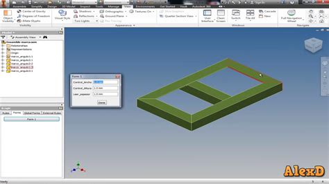 Tutorial 7 Autodesk Inventor Ilogic Parametros De Piezas En Ensamble