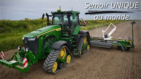 Un Semoir De Rangs Unique Au Monde Avec Un John Deere Rx Au