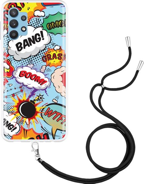 Cazy Hoesje Met Koord Geschikt Voor Samsung Galaxy A G Comic Bol