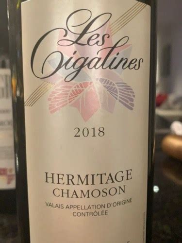 Cave La Siseranche Les Cigalines Hermitage Chamoson Vivino Australia