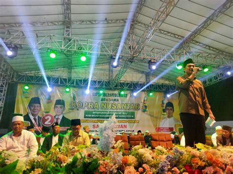 Relawan Kopra Nusantara Gelar Jatim Bersholawat Untuk Pemenangan