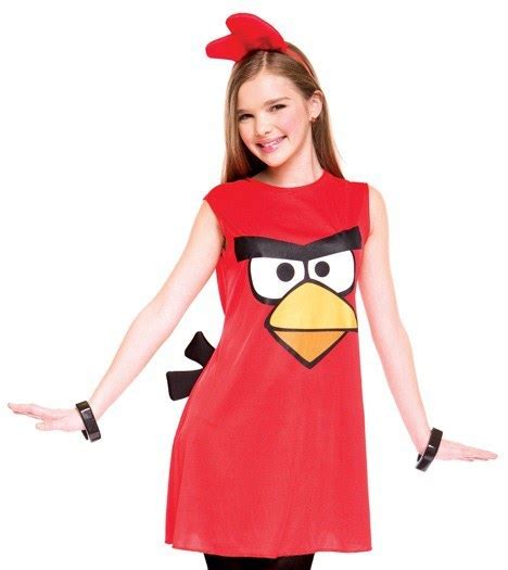 Tween Red Angry Bird Costume