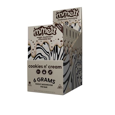 Chapo Mmelt 6g Magic Mushroom Chocolate Bar Pack Of 6 Htx Wholesale