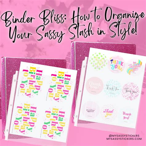 Binder Bliss How To Organize Your Sassy Stash In Style