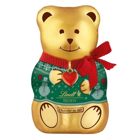 Chocolat moulage ourson teddy LINDT l ourson de 100g à Prix Carrefour