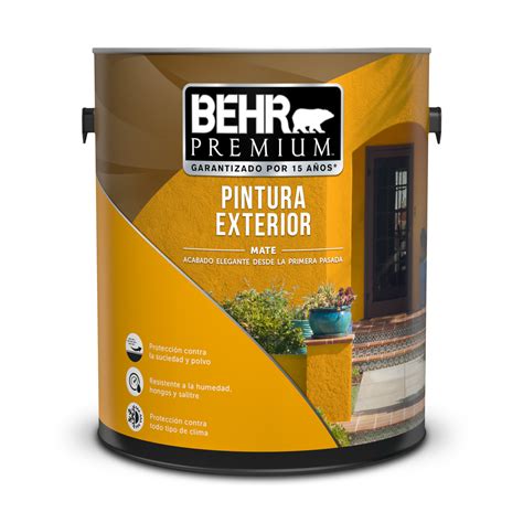 Behr Premium Pintura Mate Exterior Behr