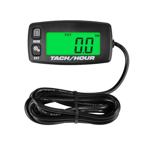 Amazon Runleader Digital Maintenance Tach Hour Meter Battery