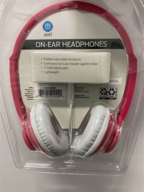 New Onn On Ear Headphones Connects W Smartphones Stereos And Computers