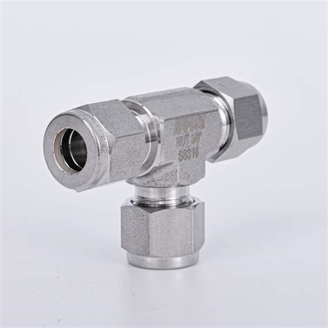 Nai Lok Stainless Steel Way Coupling Fittings Double Ferrule Ss