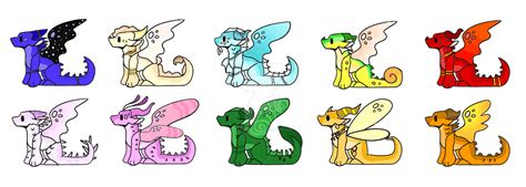 Wings Of Fire Chibi Adopts 810 Open By Mountaintail On Deviantart