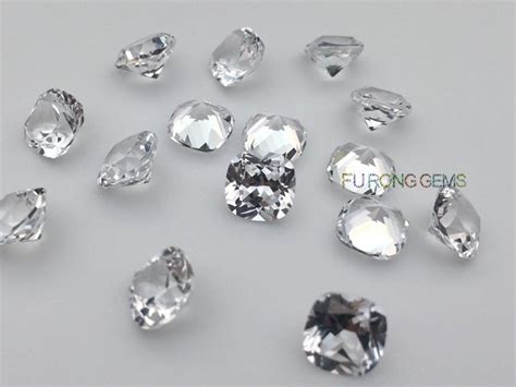 white sapphire gemstones white corundum White color stones china ...