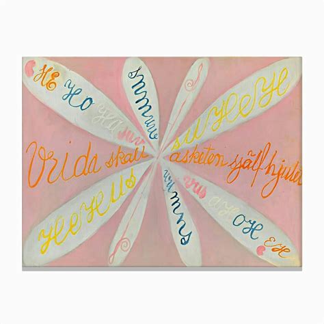 Hilma Af Klint The Eros Series No5 Serie Wurosen Canvas Print By