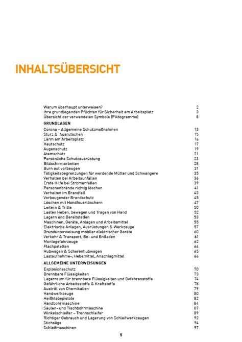 Unterweisungen Metalltechnik Gesamtbroschüre Mitarbeiter