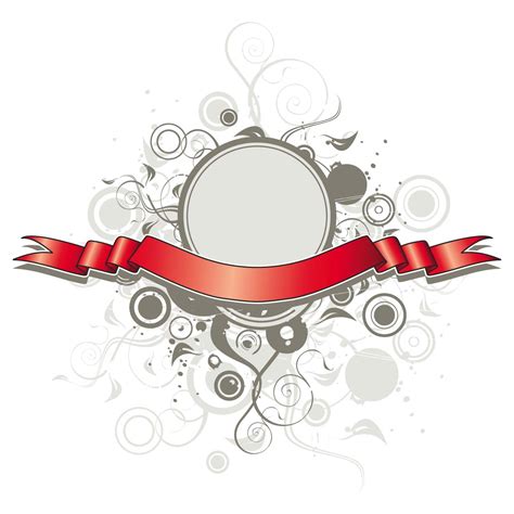 Red title ribbon vector | Free download