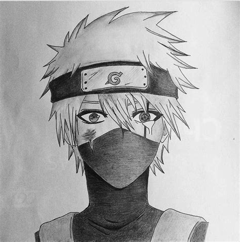 Kakashi Hatake Drawing Easy Drawing Kakashi Full Body Drawing Art