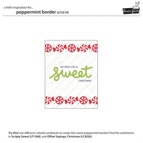 peppermint border – Lawn Fawn