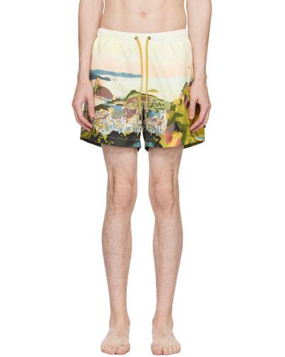 Yellow Zegna Beachwear For Men Lyst