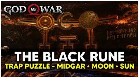 God Of War Midgar Moon Sun Trap Puzzle The Black Rune Story Quest