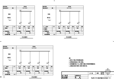 电缆分支箱基础详图 电气节点详图 筑龙电气工程论坛