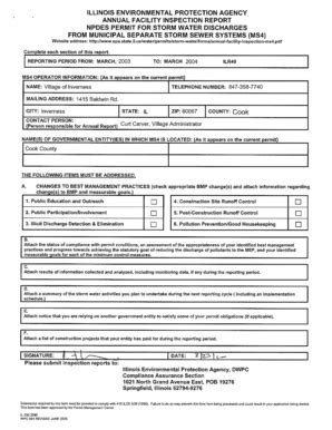 Fillable Online Notice Of Intent For General Permit For Discharges From