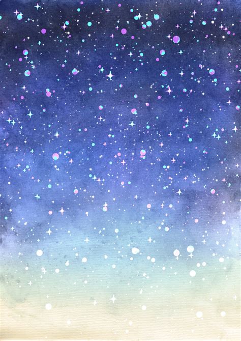 Starry Sky Watercolor at GetDrawings | Free download