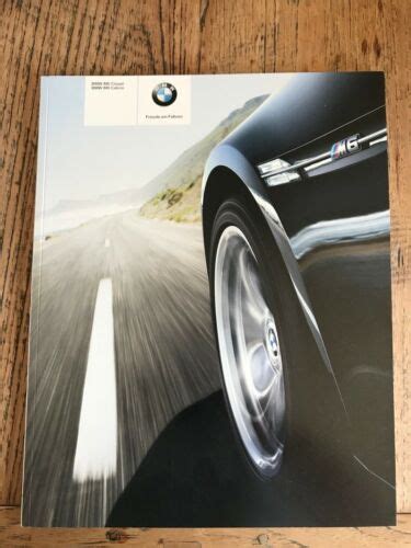 Prospekt Brochure Bmw E E Er M Coup Cabrio Ebay