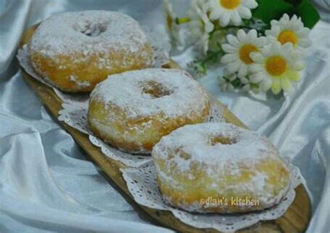 Resep Donat Empuk Tanpa Telur Tanpa Kentang Oleh Dian S Kitchen