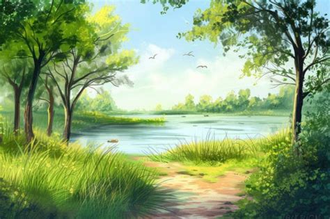 Background Drawing Ideas Nature Graphic by Background Graphics ...