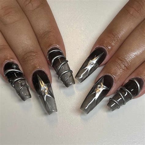 17 Dark Coffin Nail Ideas That Bring the Drama