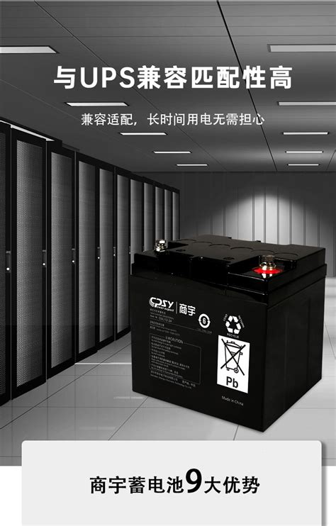 商宇ups不间断电源配套蓄电池 阀控式免维护 Gw1224 12v 阿里巴巴